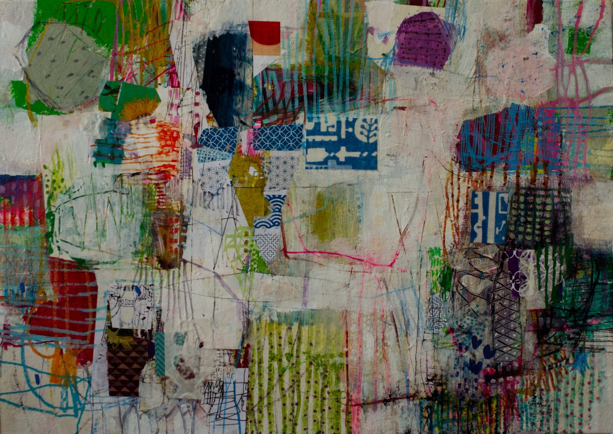 White Abstraction 5 af OBOSHI