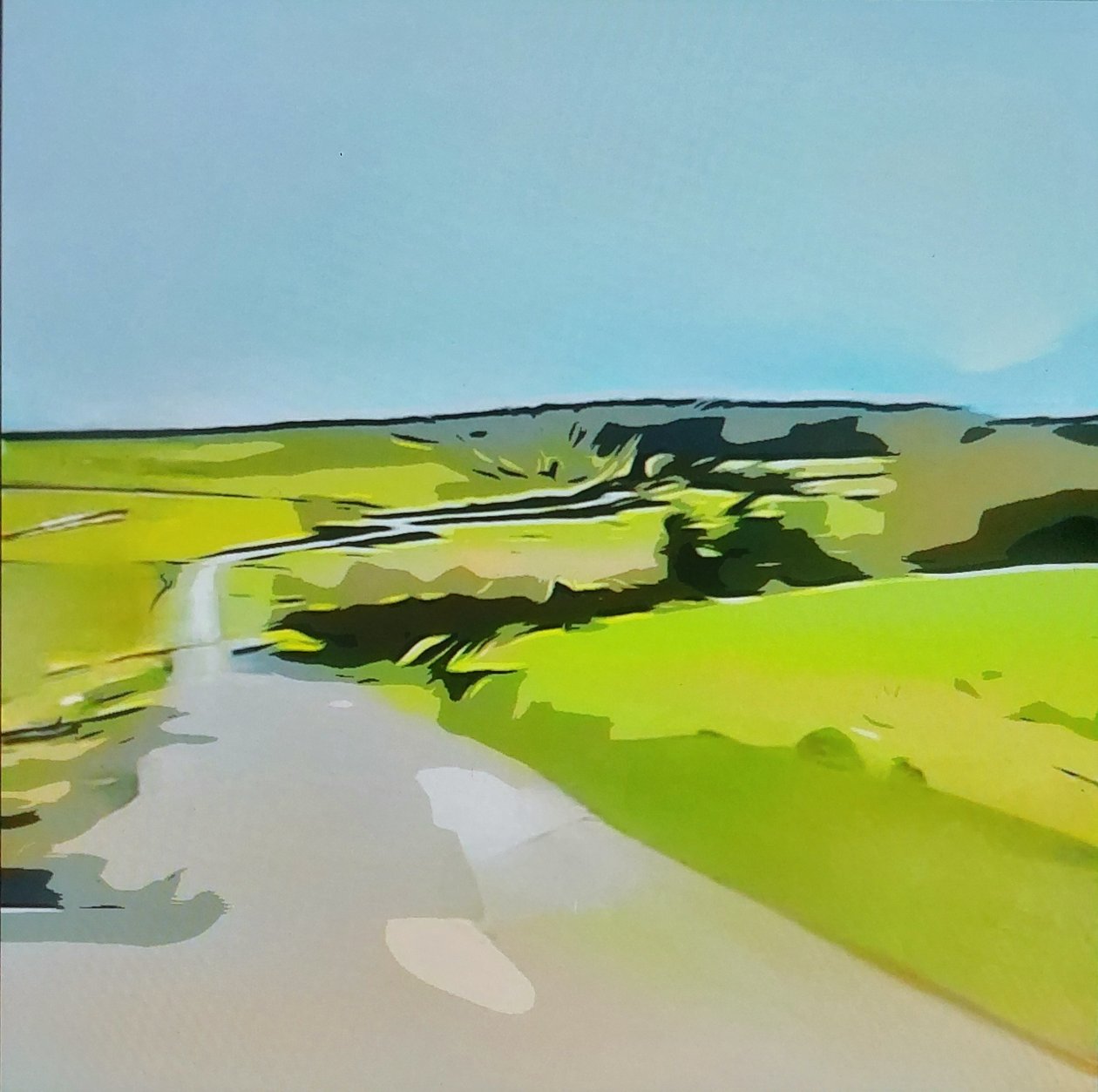 Digitale Landschaft 31 af M. Vet