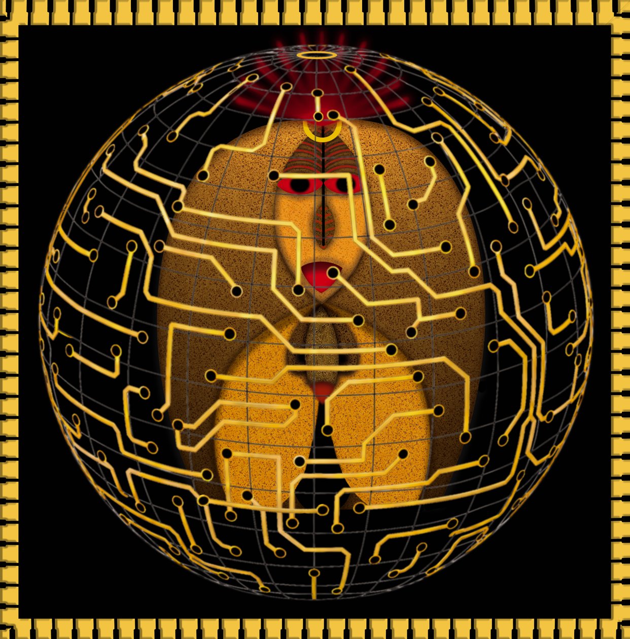 Der Goldene Käfig (III) af Alexander Eibach