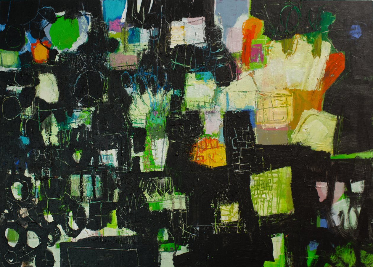 Black Abstraction 1 af OBOSHI