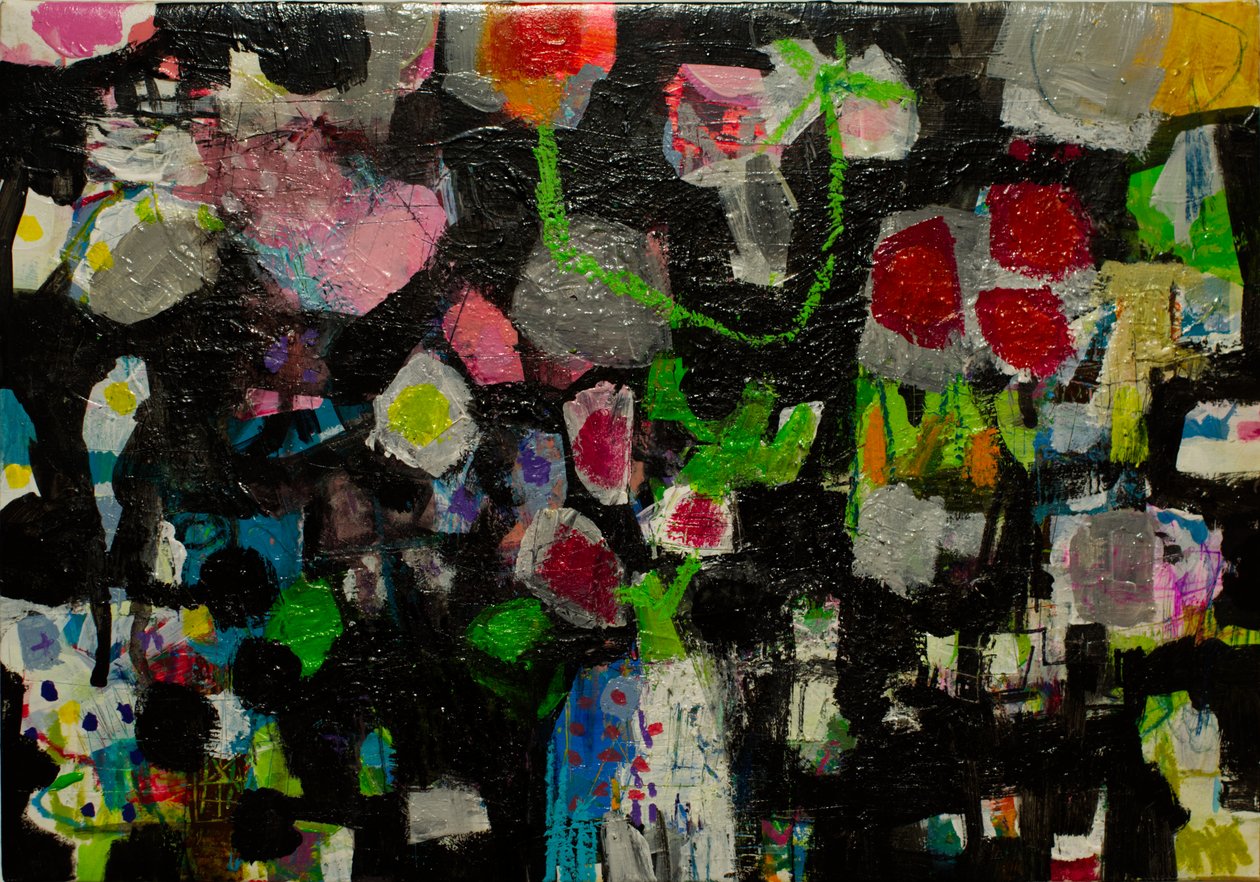 Black Abstraction 4 af OBOSHI