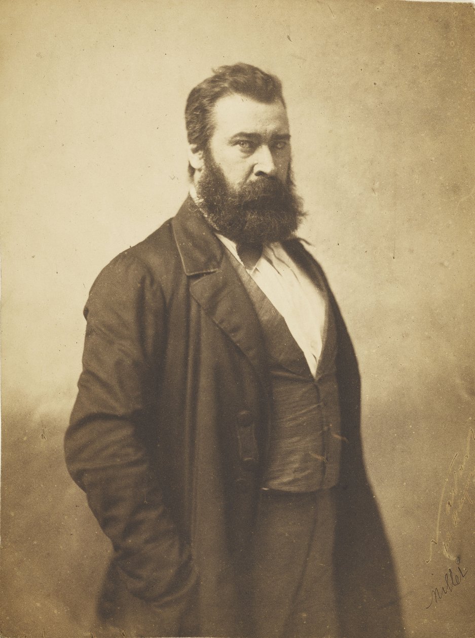 Jean-François Millet, 1856-58 (saltet papirtryk fra glasnegativer) af Nadar