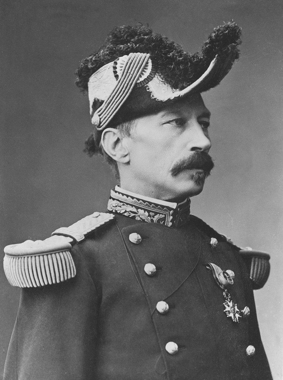Portræt af general Louis André, ca. 1880 af A. Gerschel