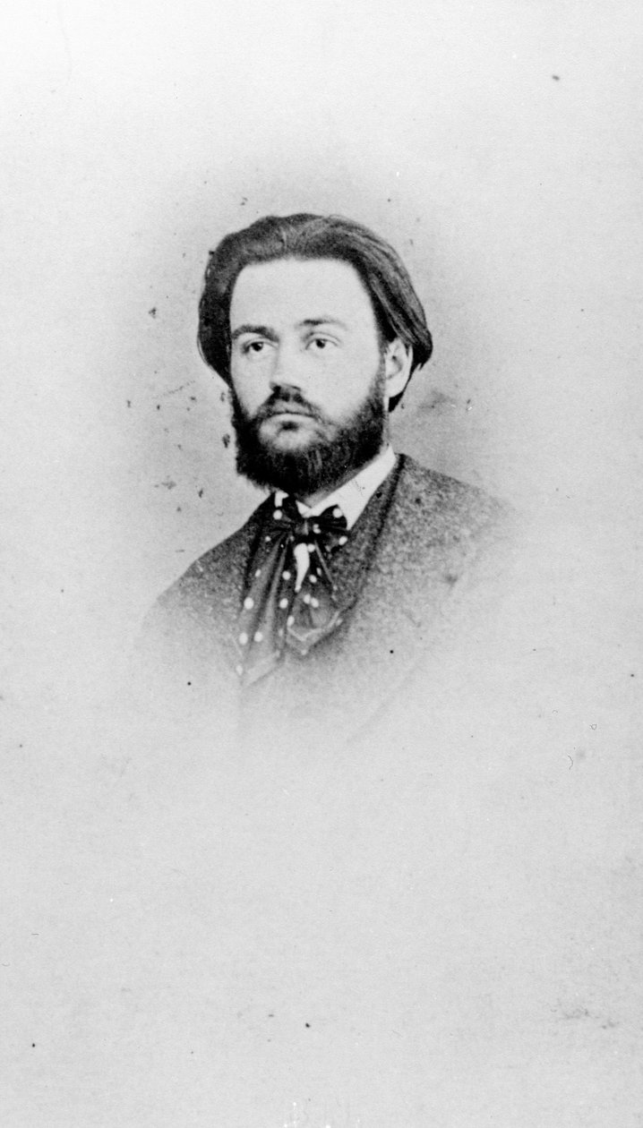 Emile Zola (1840-1902) 25 år, c.1865 af A. Pinsard