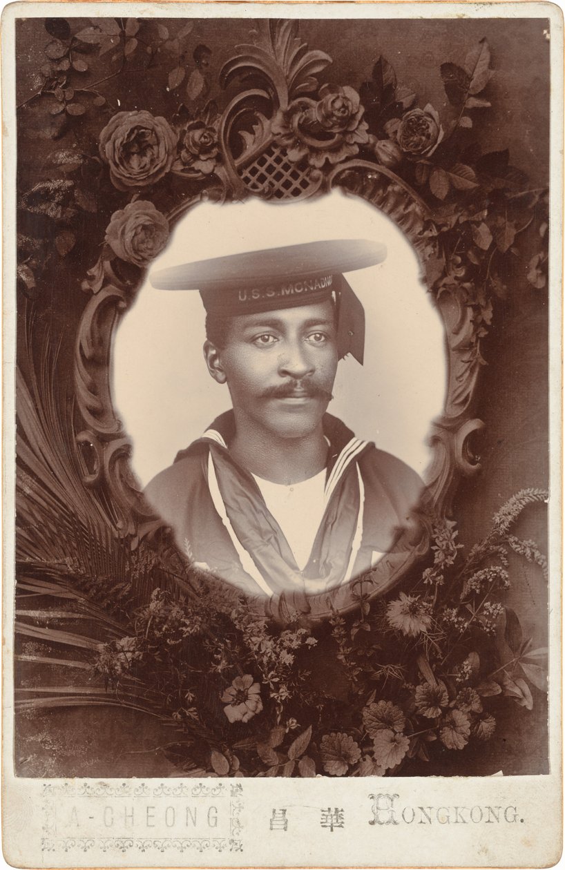 Portræt af en sømand,1901-1904 (foto) af A Cheong