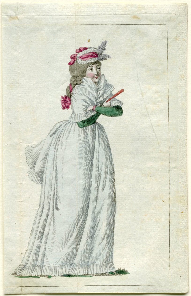 Tidsskrift for Mode og Smag, 20. juli 1792, 15. notesbog, pl. 2 af A.B. Duhamel (possibly)