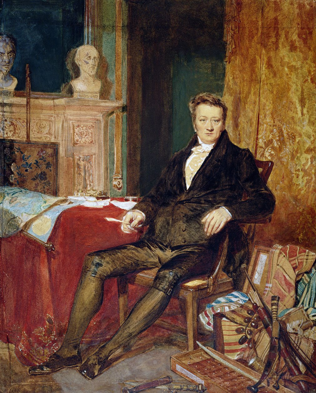 Portræt af Thomas Clarkson (1760-1846) (olie på lærred) af A.E. Chalons