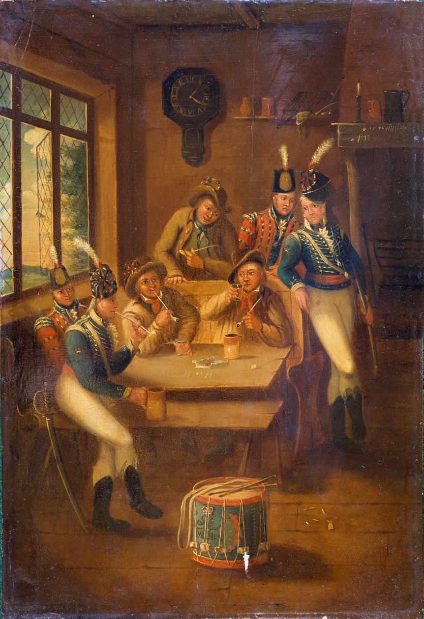 Et rekrutteringsparti, 1805 af A.E. Eglington