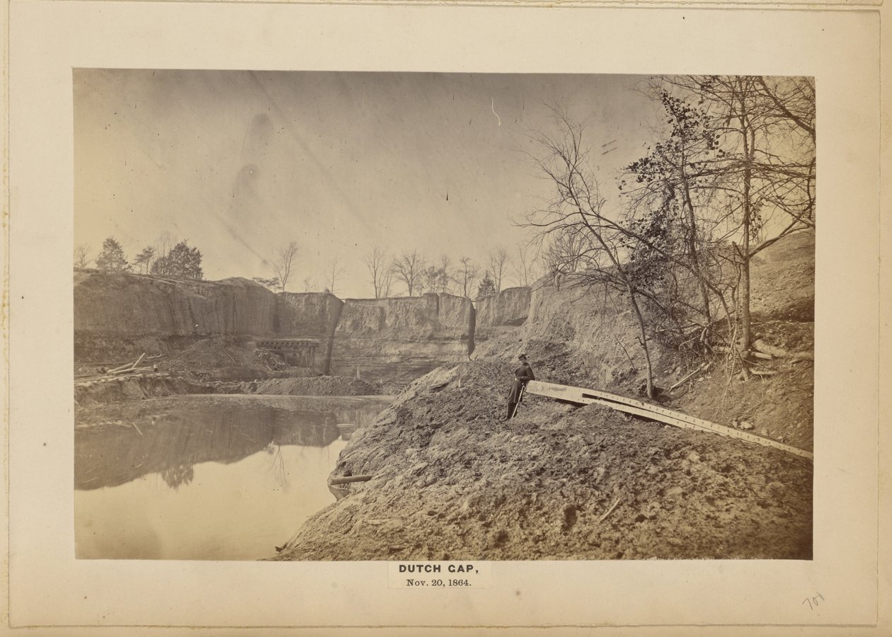Dutch Gap, 20. november 1864. [James River, Va.]. af A.J. Russell