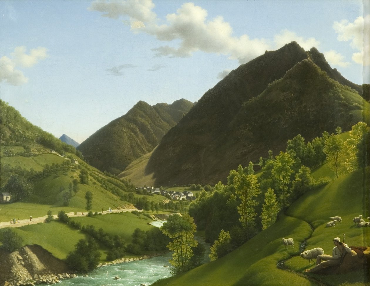 En dal i Pyrenæerne af A.L.R.M. Duperraux