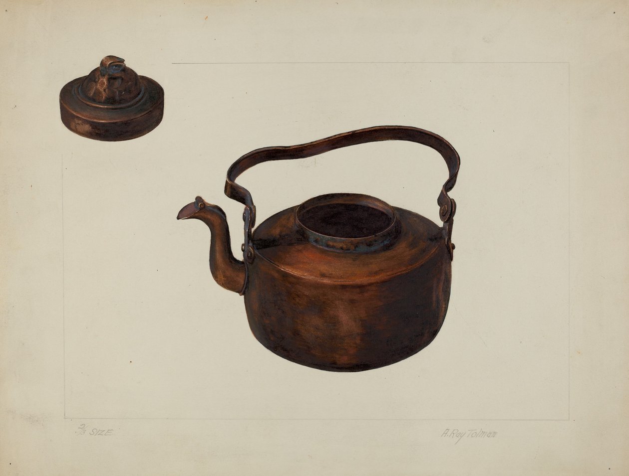 Kobberkedel af A.R. Tolman