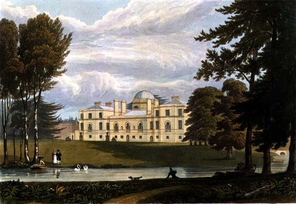 Chiswick House, graveret af Robert Havell (1769-1832) og søn af A.V. Copley (after) Fielding