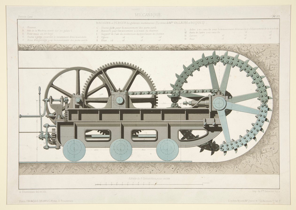 Undersøgelse af Tunneling Machine ( af A. Cheneveau