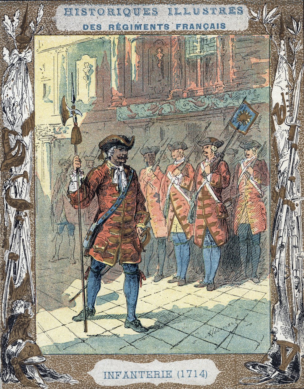 fransk infanteri af A. Demarle