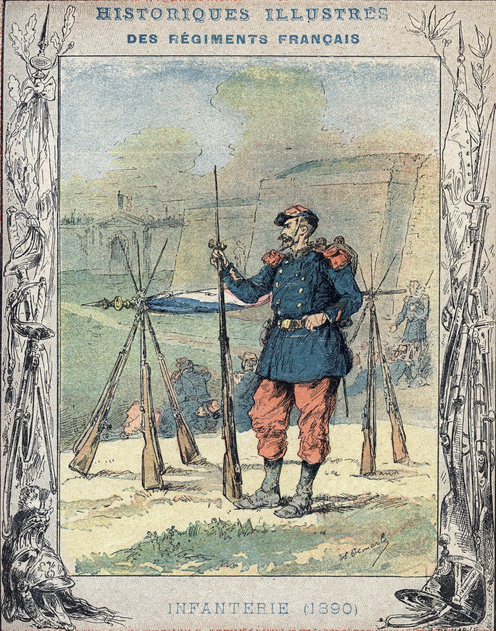 fransk infanteri af A. Demarle