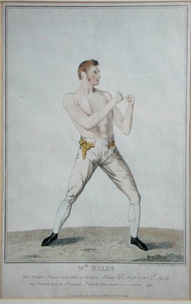 Wm. Eales, den videnskabelige professor i sin holdning til selvforsvar, udgivet 1819 (radering) af A. Easton
