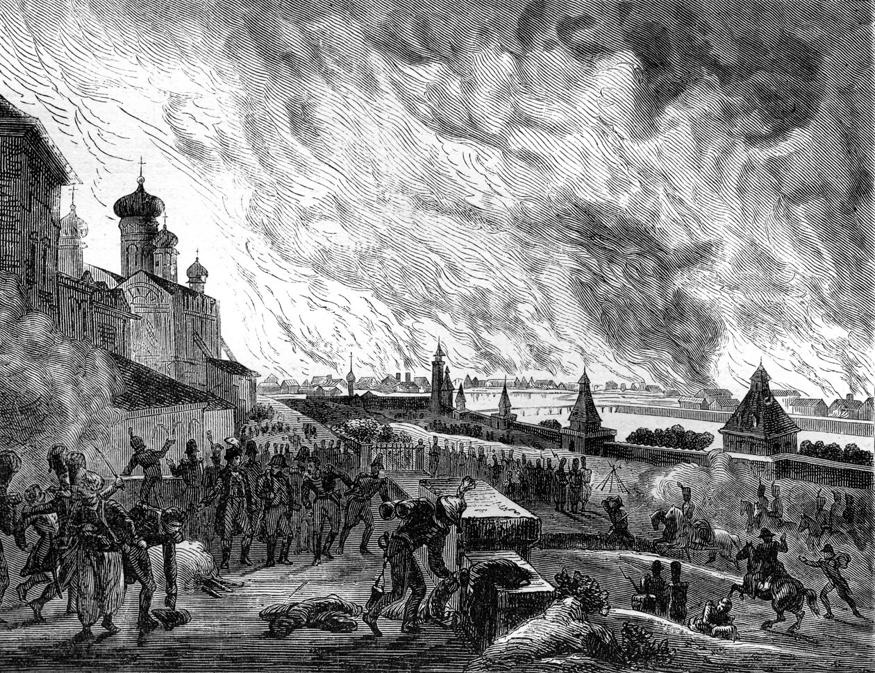 Moskva i brand, 15. september 1812 1882-1884. af A. Etienne