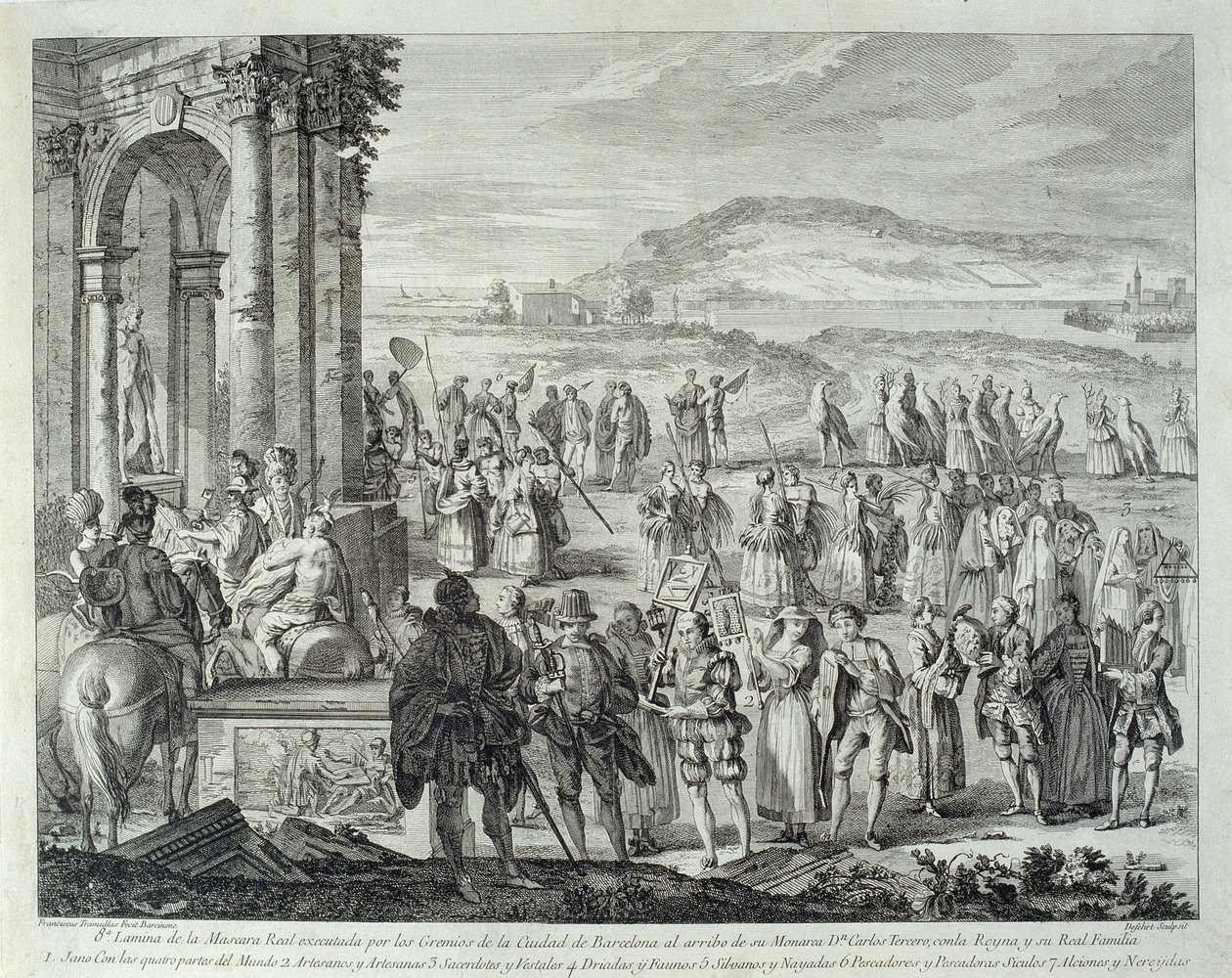 Janus procession, 1764 af A. J. De Fehrt