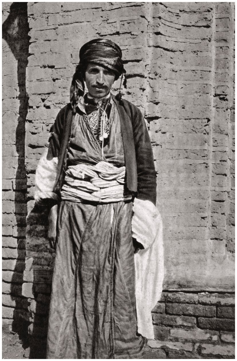 En kurdisk stammemand fra det sydlige Kurdistan, Irak, 1925. af A. Kerim