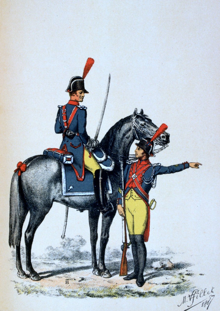 Det kejserlige gendarmeri i Paris, 1813 1887 af A. Lemercier