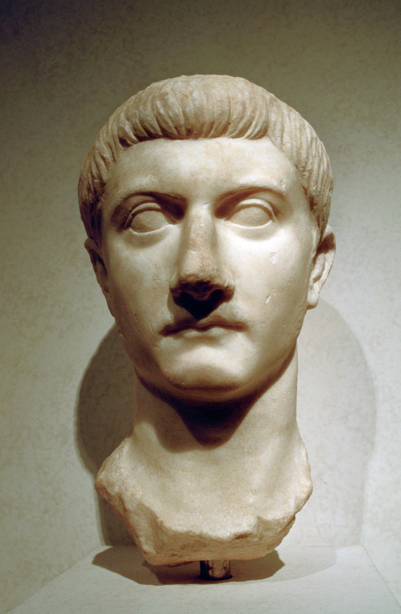 Leder af den romerske kejser Tiberius af A. Lorenzini