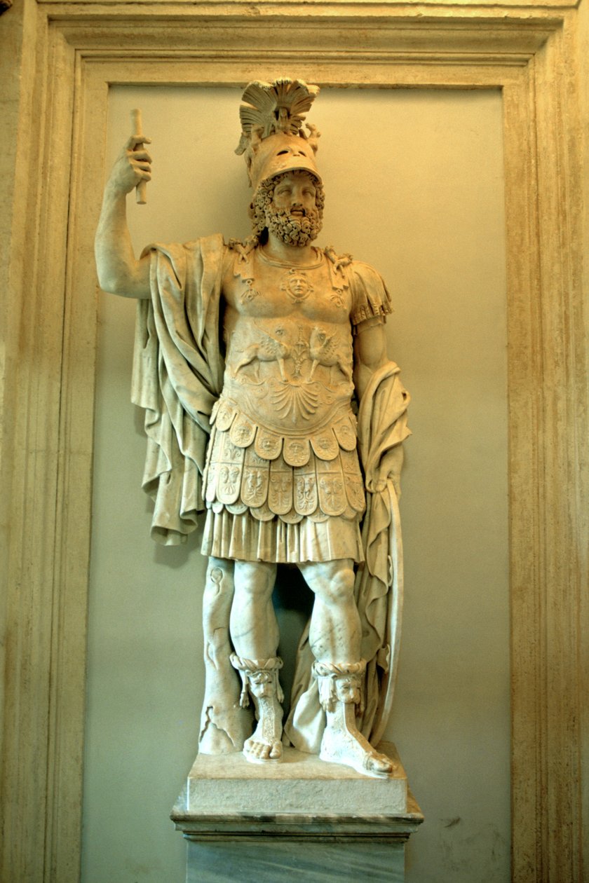 Romersk statue, Temple of Mars Ultor, Rom af A. Lorenzini