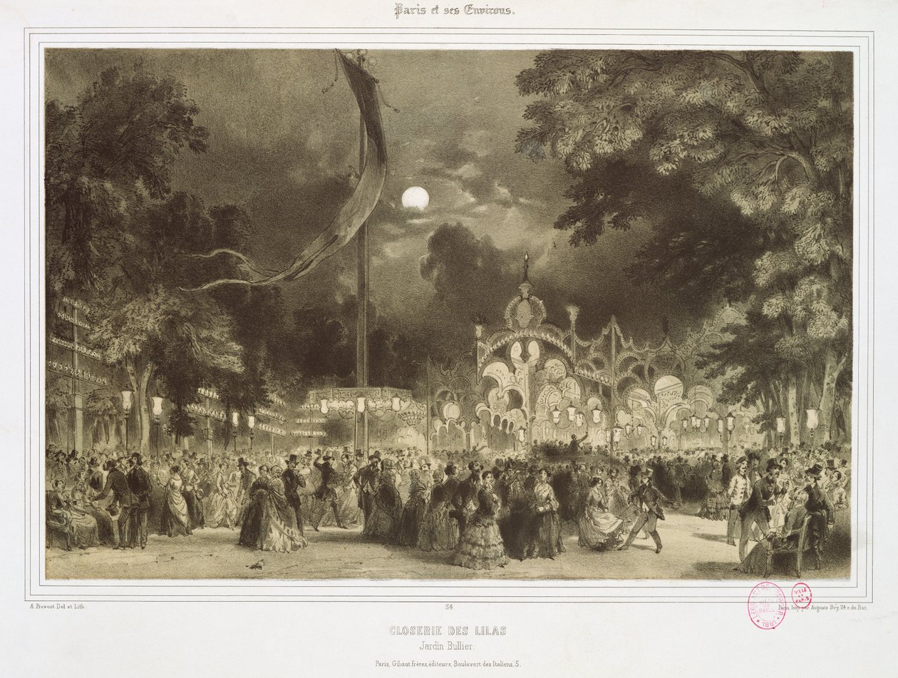 The Lilac Closerie, Bullier Garden af A Provost