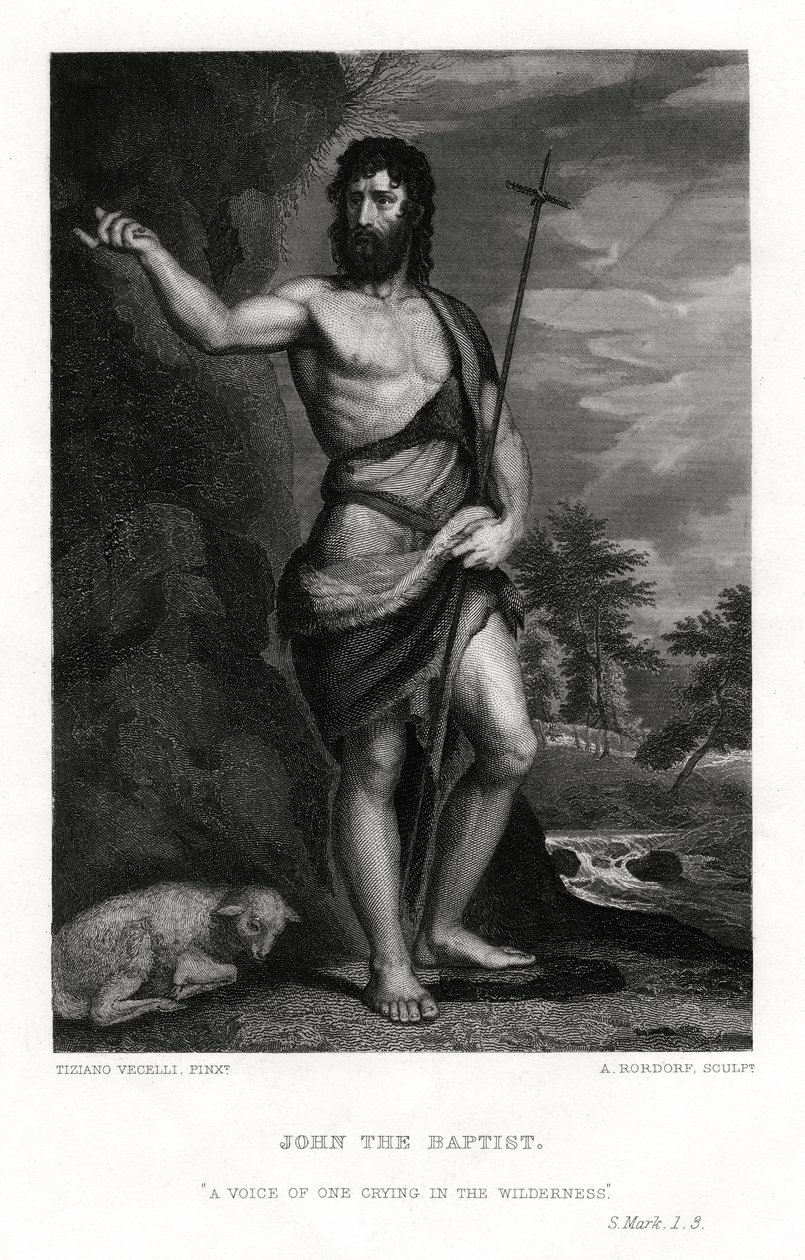 Johannes Døberen, 1800-tallet af A. Rordorf