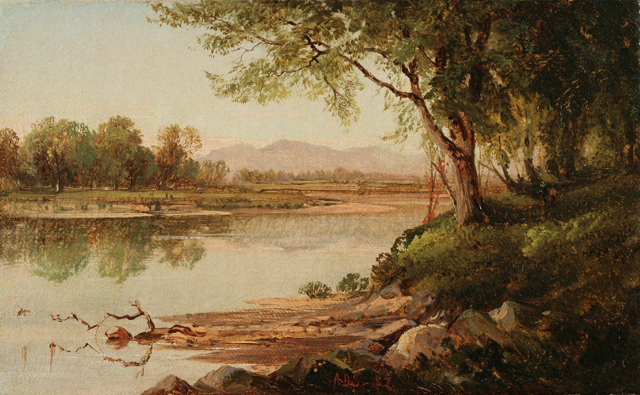 Langs Saco, 1857 af Aaron Draper Shattuck