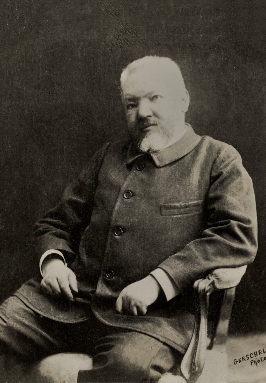 Portræt af forfatteren Jean Joseph Cornely (foto) af Aaron Gerschel