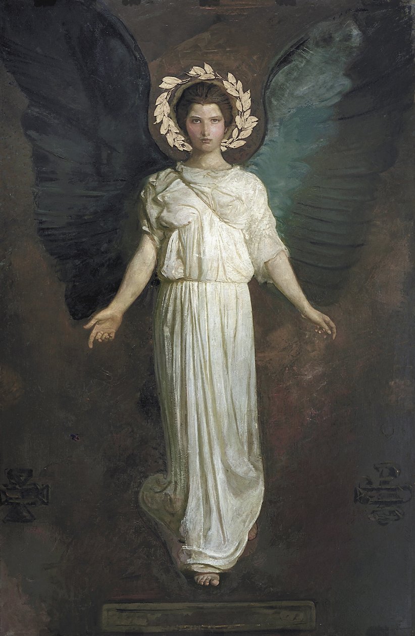 En bevinget figur, 1904-11 af Abbott Handerson Thayer
