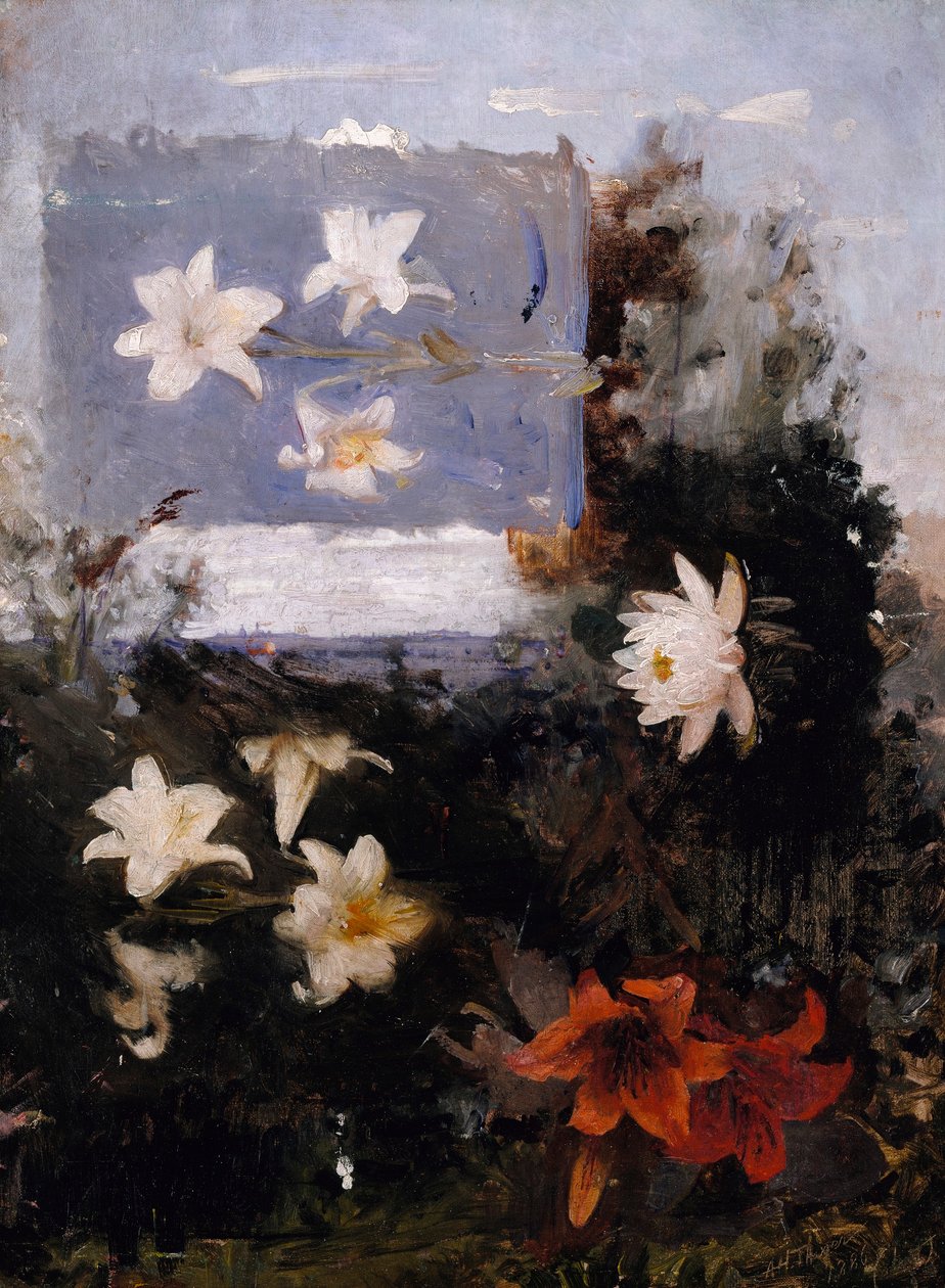 Blomsterstudier af Abbott Handerson Thayer