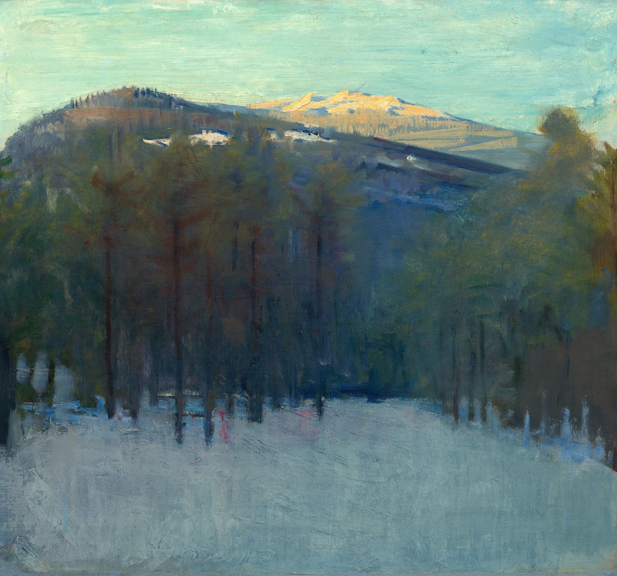 Mount Monadnock, sandsynligvis 19111914. af Abbott Handerson Thayer