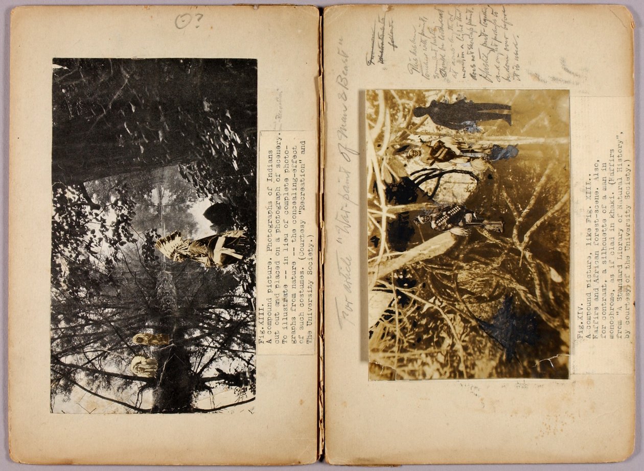 N. Amerikanske indianere, studiemappe til bogen Concealing Coloration in the Animal Kingdom af Abbott Handerson Thayer