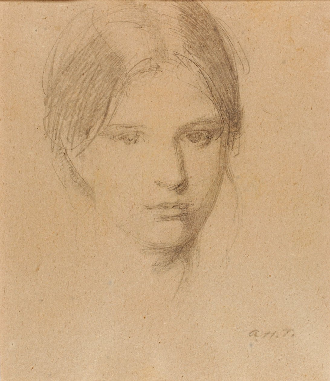 Portræt af kunstnerens datter, Mary af Abbott Handerson Thayer