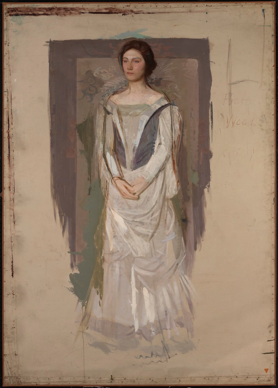 Stående kvinde af Abbott Handerson Thayer