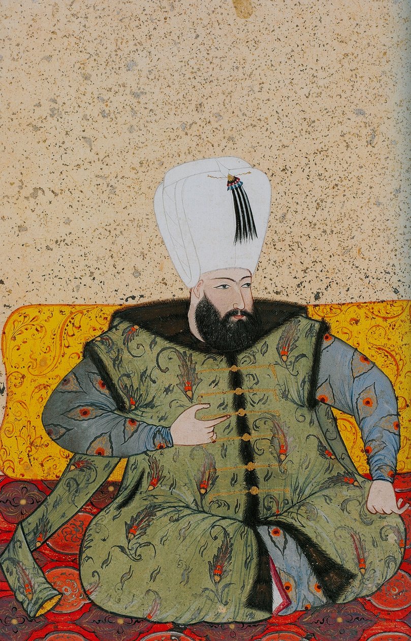 Ahmed I 1590-1617, Sultan af Det Osmanniske Rige, ca 1705 af Abdulcelil Levni