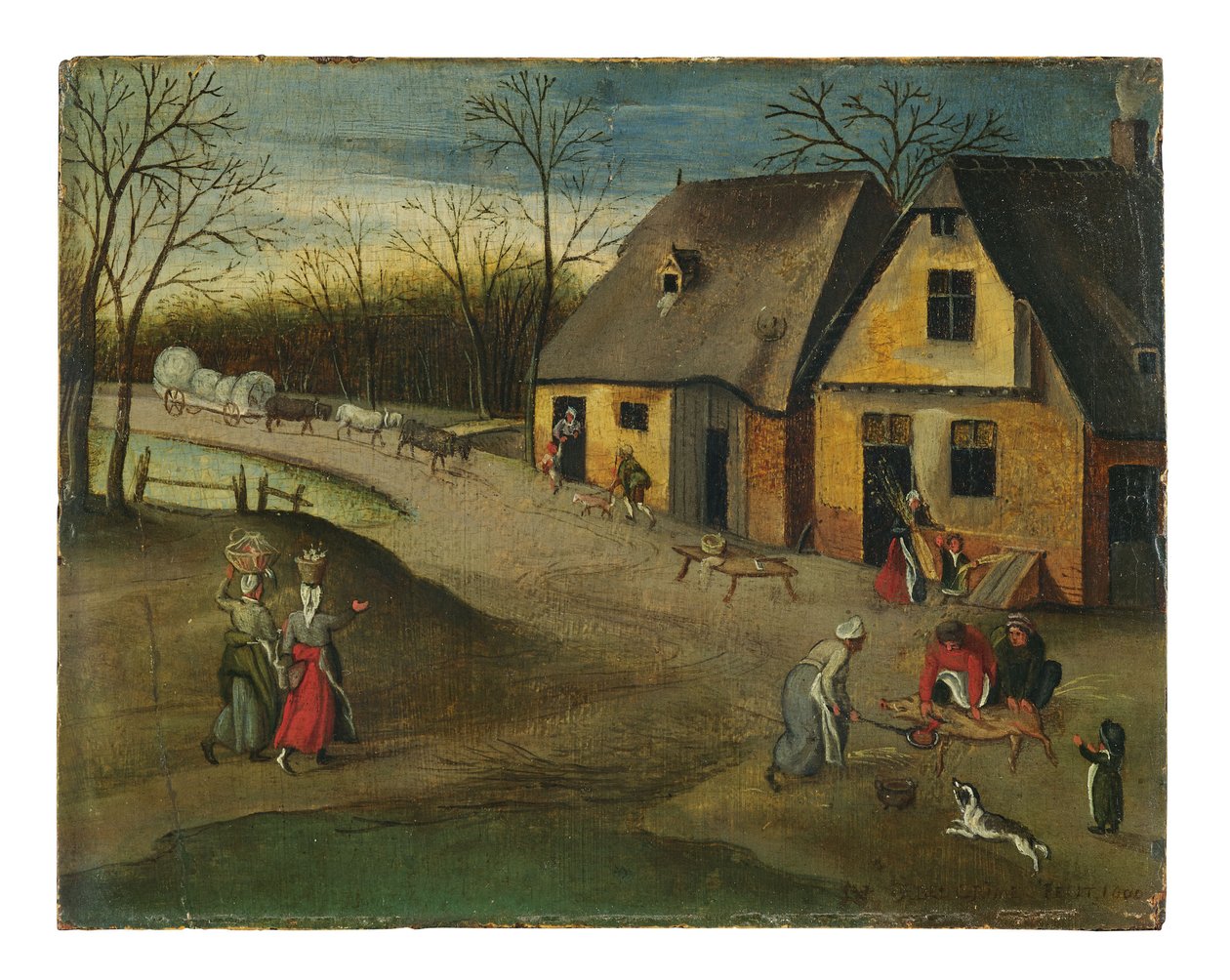 Efterårs- eller landbrugsarbejde af Abel Grimmer
