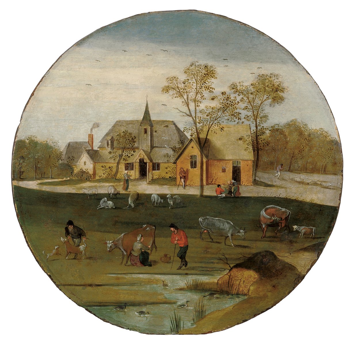 April måned, c.1606 af Abel Grimmer or Grimer