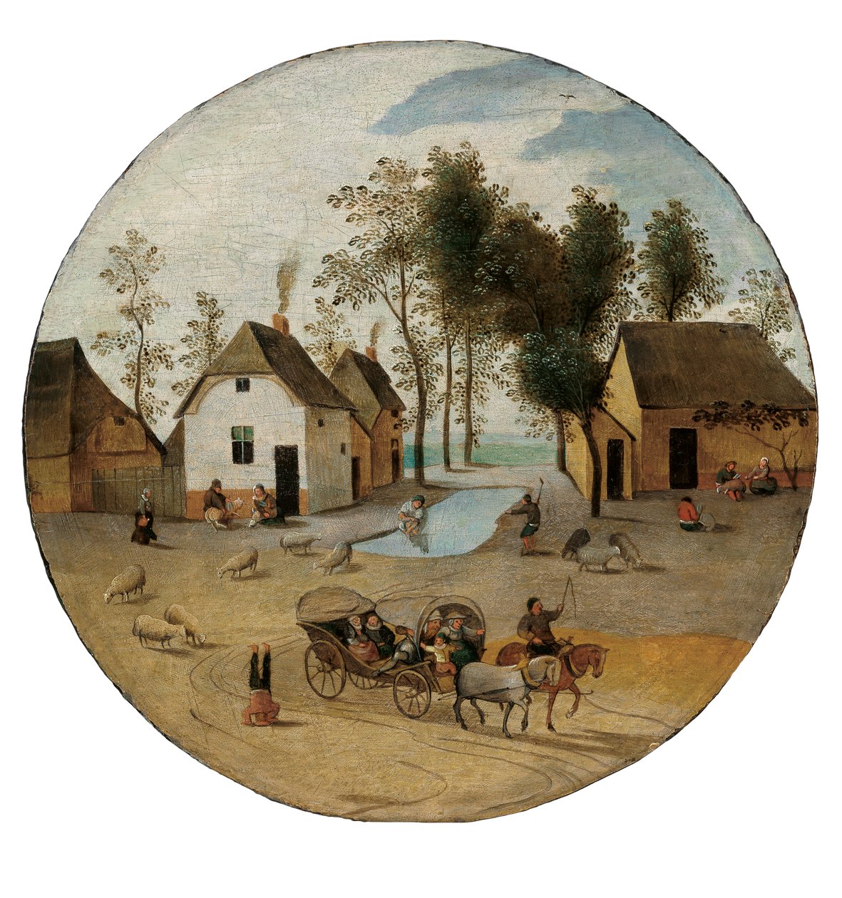 Juni måned, c.1606 af Abel Grimmer or Grimer