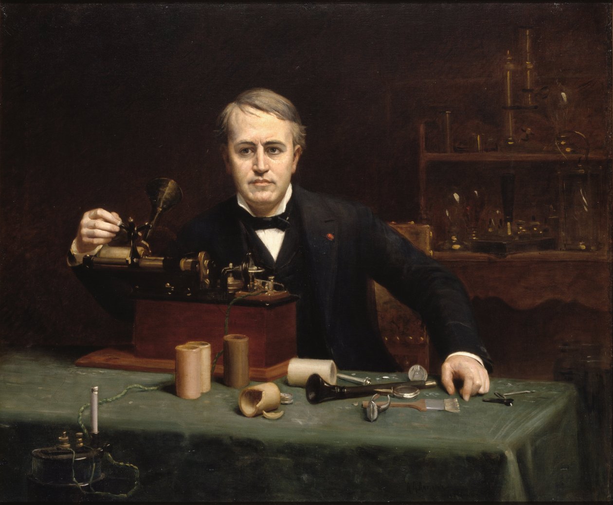 Thomas Alva Edison af Abraham Archibald Anderson