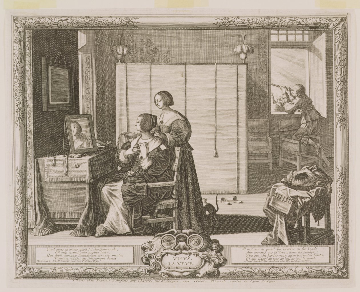 Synet, indgraveret af kunstneren, ca. 1630-40 af Abraham Bosse
