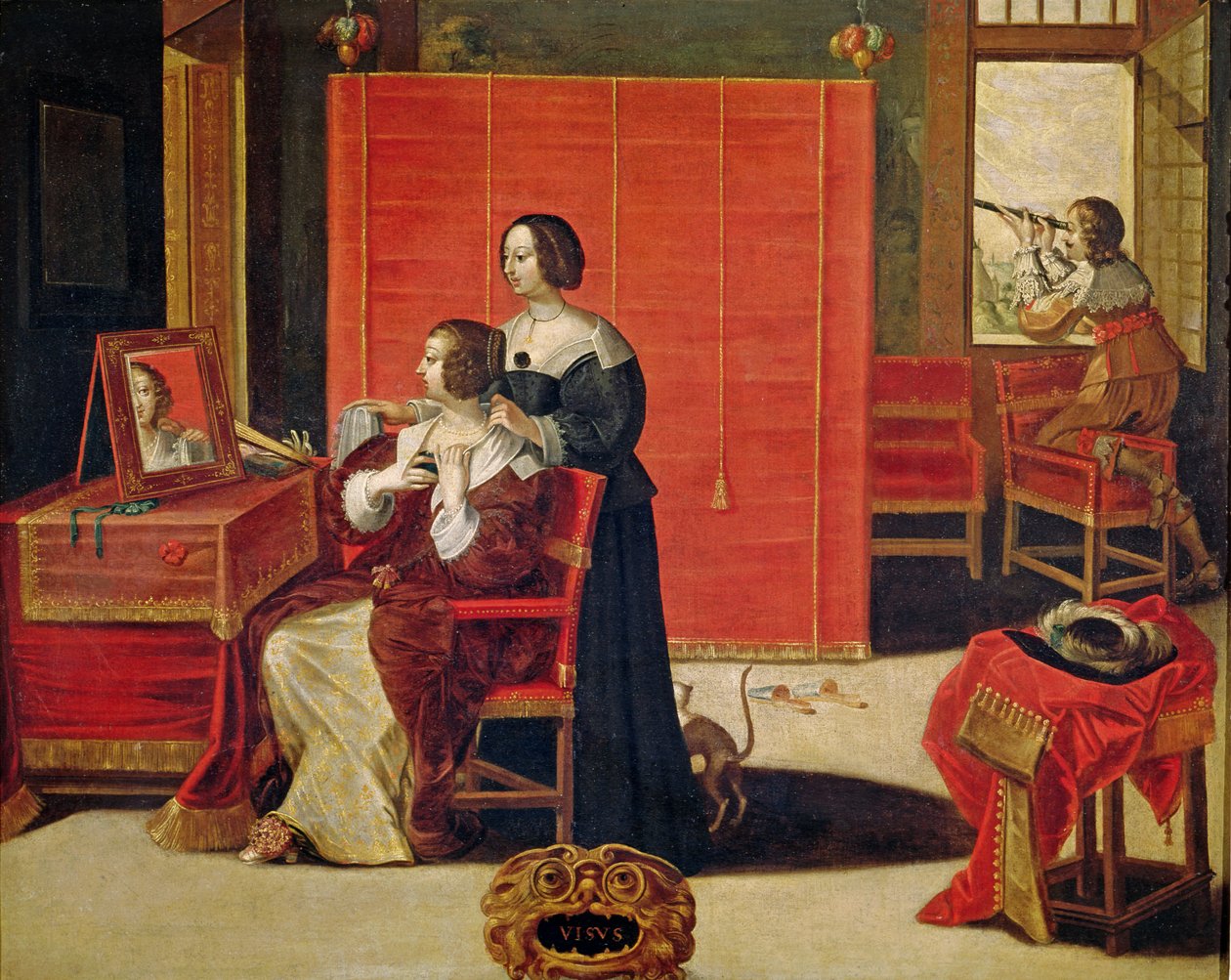 De fem sanser - synet af Abraham Bosse