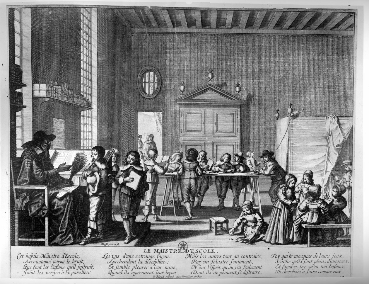 Skolemesteren af Abraham Bosse