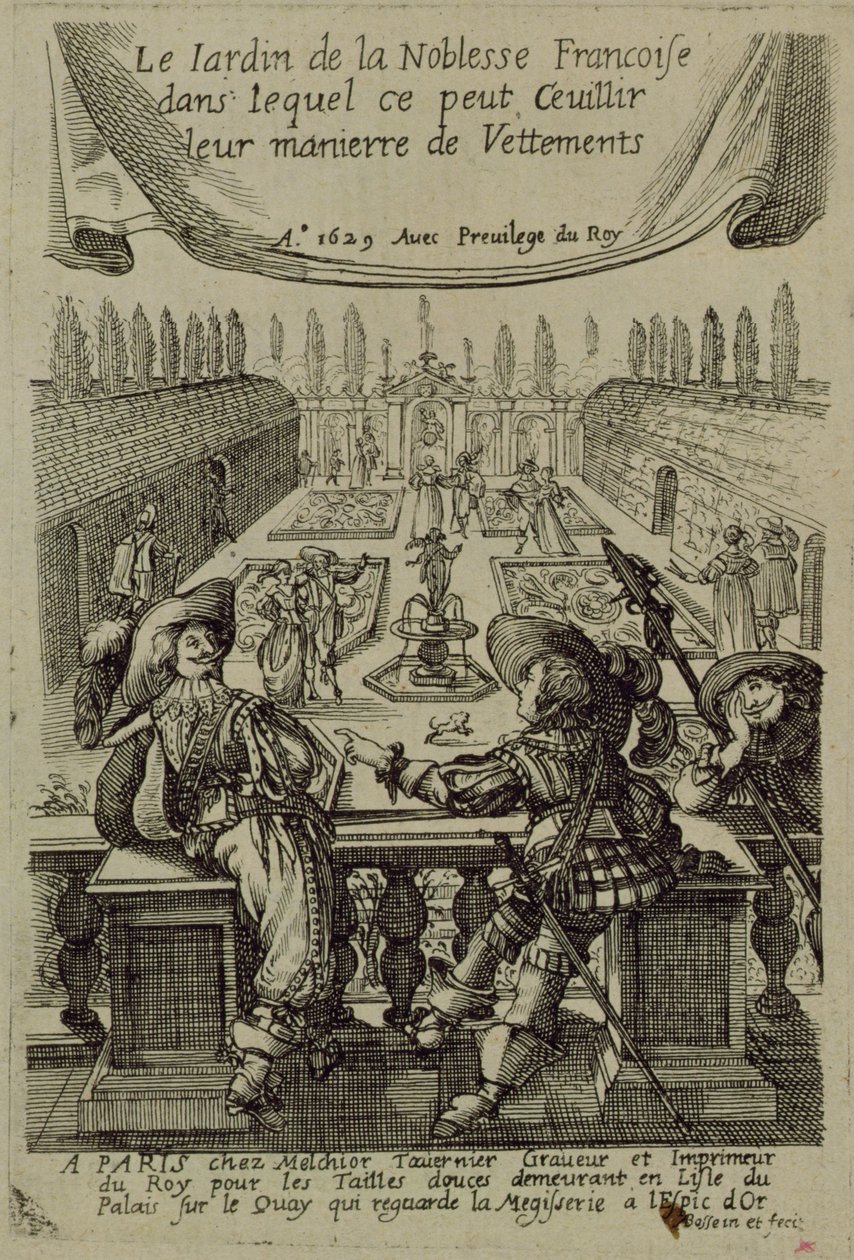 Den franske adels have, ca.1640 af Abraham Bosse