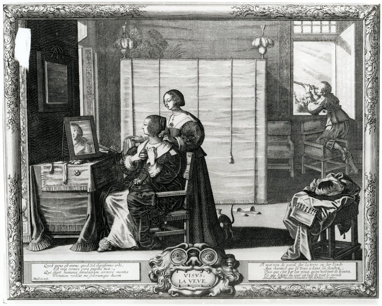 Visus La Veve, 17. århundrede af Abraham Bosse