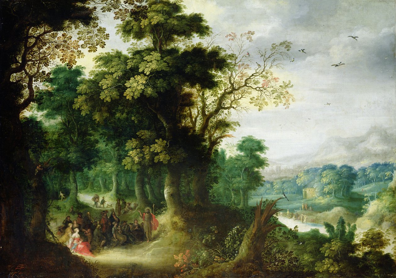 Johannes Døberens prædiken af Abraham Govaerts