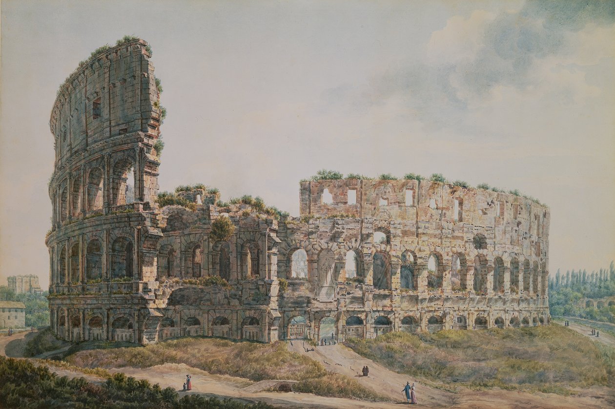 Colosseum, Rom af Abraham Louis Rudolph Ducros