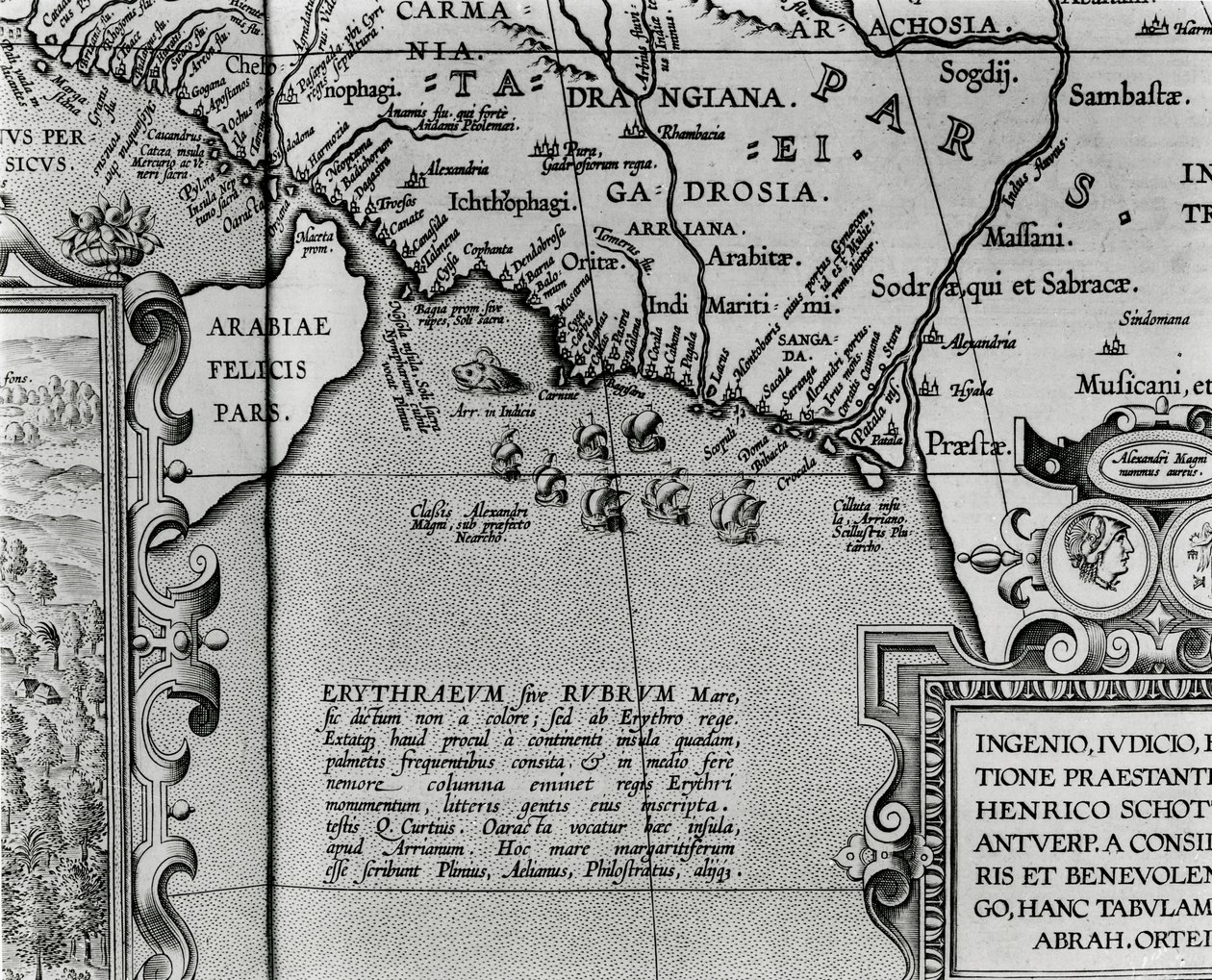 Kort over Alexander den Stores imperium, fra 
