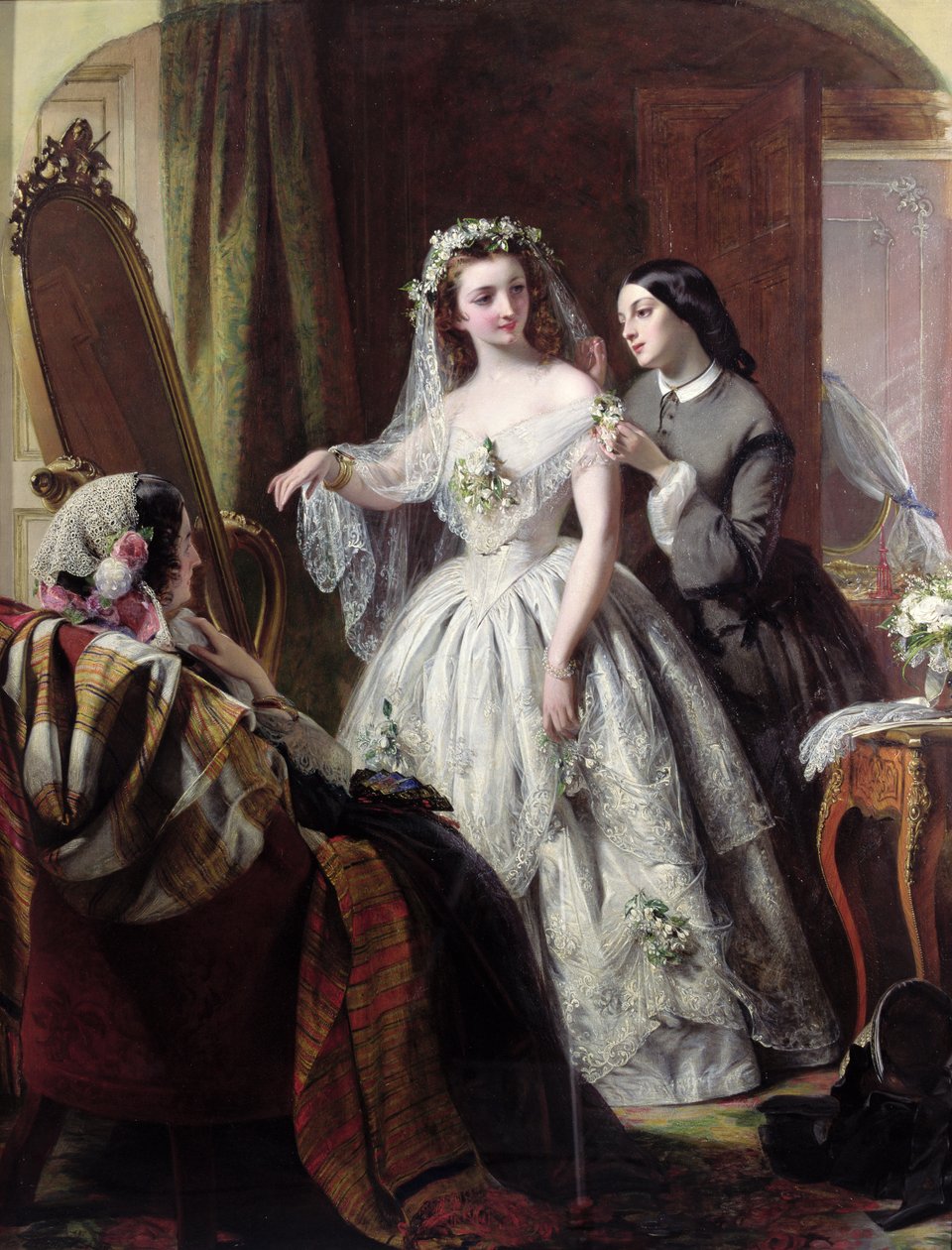 The Bride, 1856 (se også 112995) af Abraham Solomon
